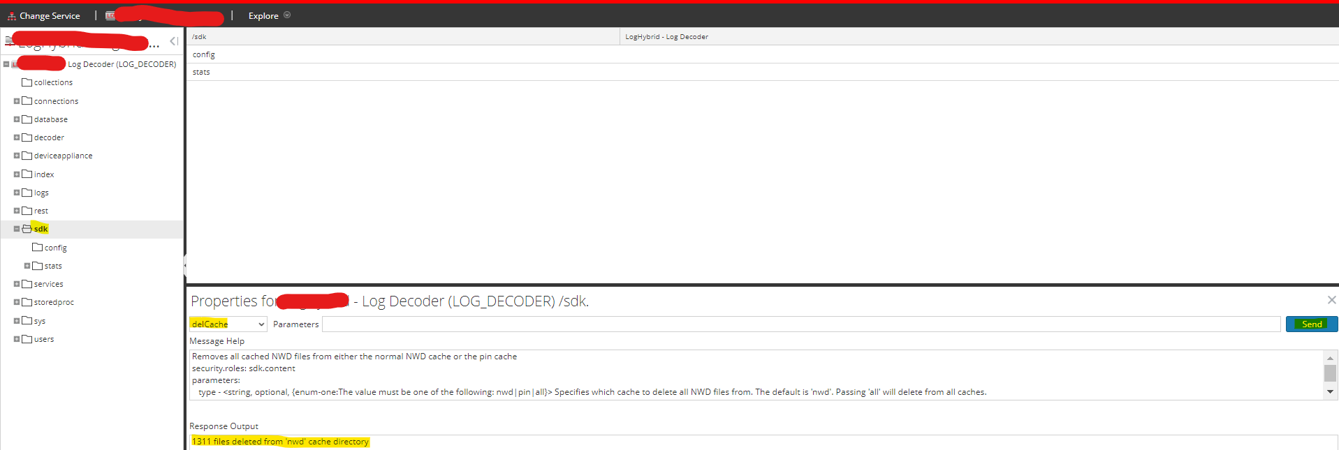 Error message 