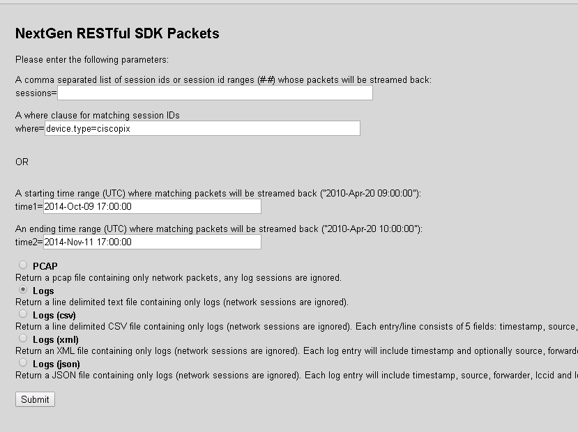 How to download raw logs from the Archiver in RSA Security Analytics ...